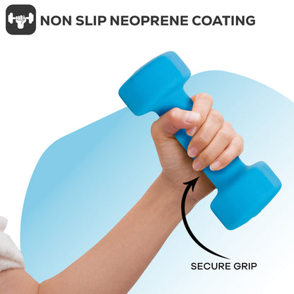 Neoprene Dumbbells Hand Weights Pair Exercise Iron Set Home Gym Fitness Aerobic