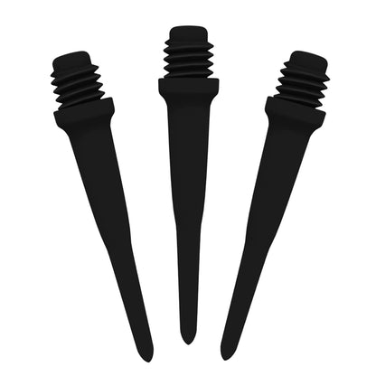-Plastic Dart Tips for Electronic Dartboard, Soft Tipped Darts, 2BA Points, 100 Packs, 250 Packs, 500 Packs, 25Mm, 2BA