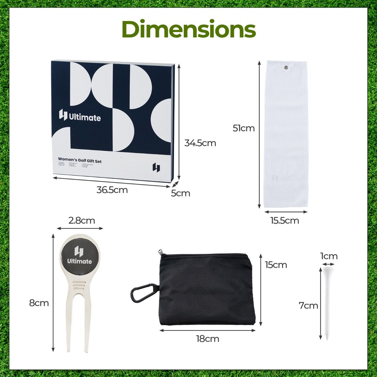 Complete Golf Accessories Set Hi-End Golf Gift Box for Men/Women