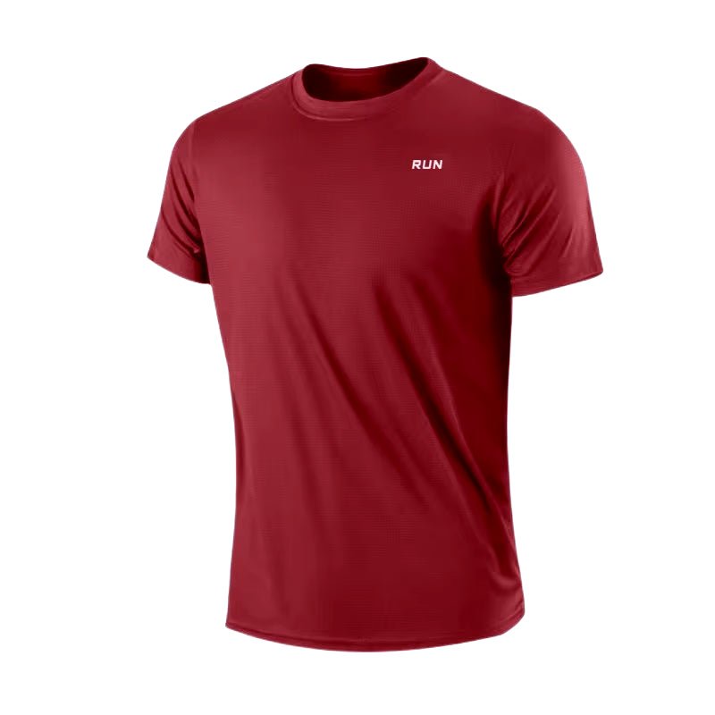 Men'S Quick Dry Short Sleeve Gym Running Moisture Wicking round Neck T-Shirt Training Exercise Gym Sport Shirt Tops Lightweight - Top Beat Cart