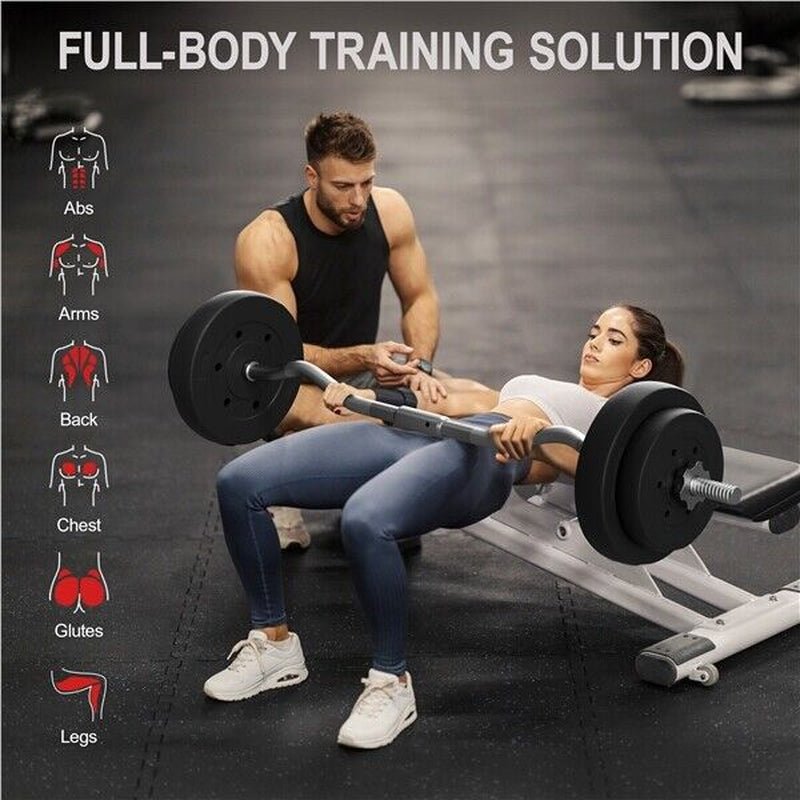 Barbell Weight Set 30Kg/25Kg/20Kg Barbell Adjustable Gym Weight for Home Fitness - Top Beat Cart