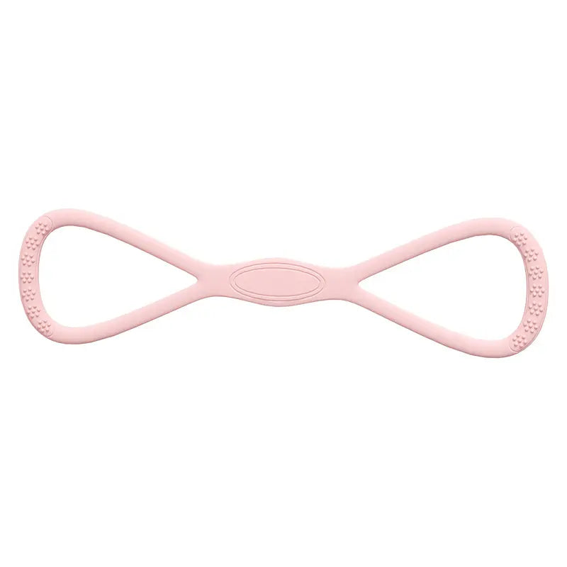 YICF Portable Figure-8 Resistance Band, Unisex Fitness Equipment for On-The-Go Workouts. Silicone Elastic Band, Suitable for Gyms, Yoga, and Pilates. Ideal for Home Workouts and Travel. Tiktokshopspringglowup