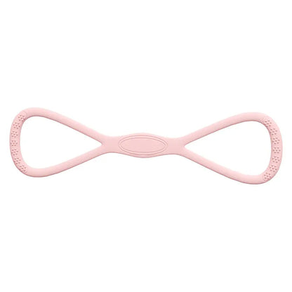 YICF Portable Figure-8 Resistance Band, Unisex Fitness Equipment for On-The-Go Workouts. Silicone Elastic Band, Suitable for Gyms, Yoga, and Pilates. Ideal for Home Workouts and Travel. Tiktokshopspringglowup
