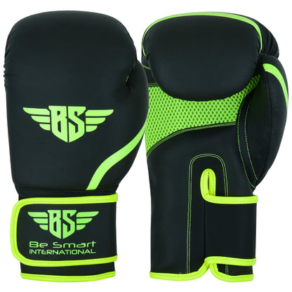 Maya Leather Boxing Gloves Muay Thai Punch Bag Sparring MMA Training Kickboxing - Top Beat Cart