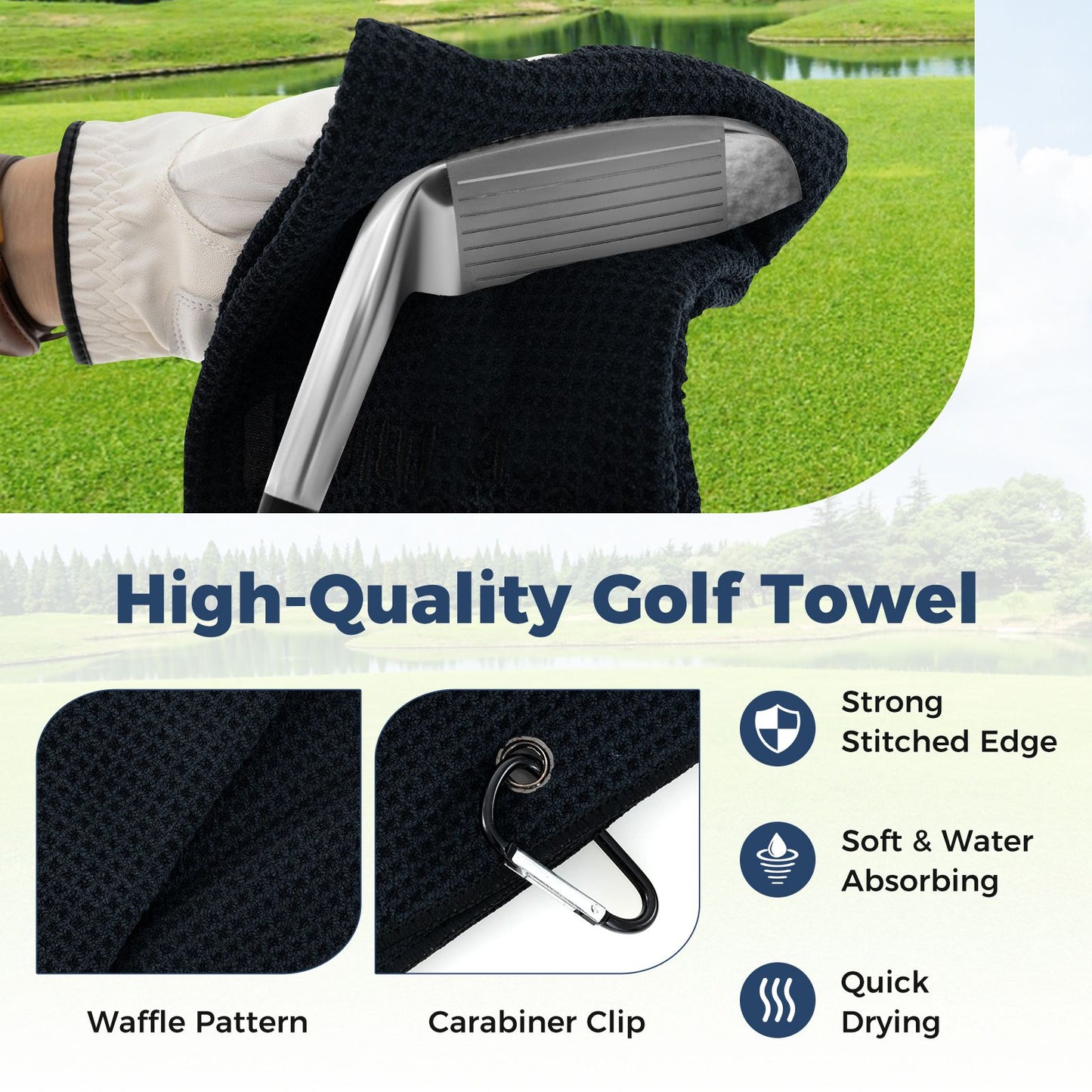 Complete Golf Accessories Set Hi-End Golf Gift Box for Men/Women