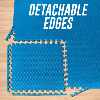 EVA INTERLOCKING FLOOR MATS SOFT FOAM GYM FLOORING MAT YOGA TILES 25 MM 60X60Cm - Top Beat Cart