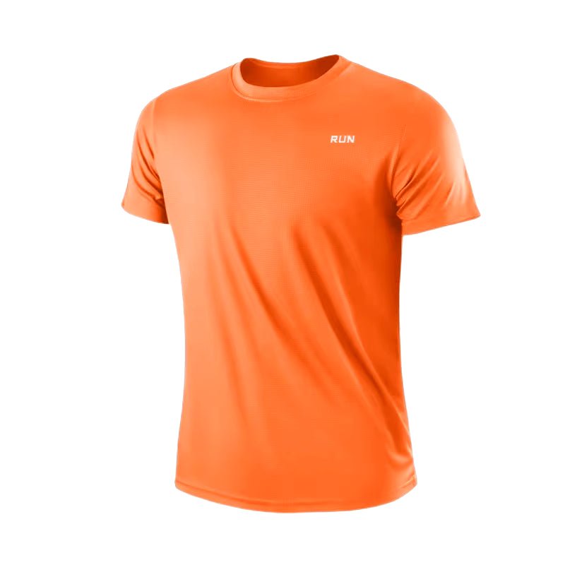 Men'S Quick Dry Short Sleeve Gym Running Moisture Wicking round Neck T-Shirt Training Exercise Gym Sport Shirt Tops Lightweight - Top Beat Cart