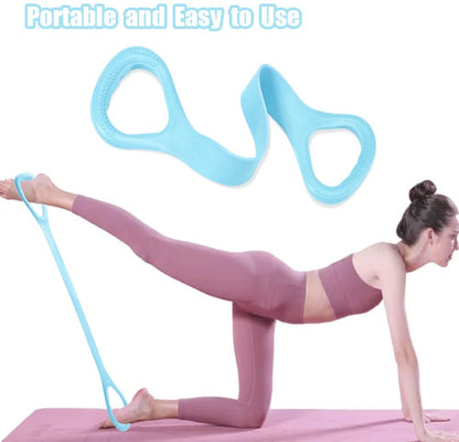 8 Fitness Workout Resistance Band Arm Back Shoulder Exercise Elastic Training Band Yoga Pilates Equipment - Top Beat Cart