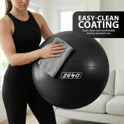 EXERCISE GYM BALL SWISS PILATES YOGA CORE TRAINING PREGNANCY BIRTHING ANTI-BURST - Top Beat Cart