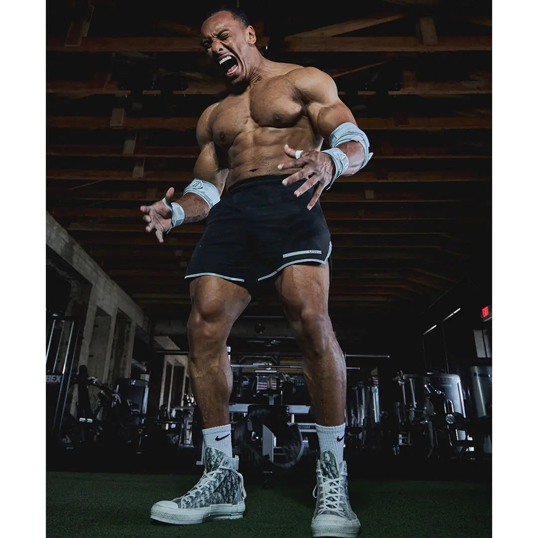 PR Heavy Duty Premium Wrist Wraps - Enhance Grip Strength, Stability, Injury Prevention