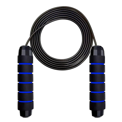 With Ball Bearings Adjustable Tangle-Free Speed Wire Jump Rope Workout with Foam Handles for Fitness Home Workouts and Slim Body - Top Beat Cart