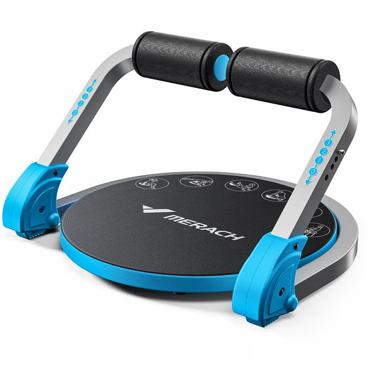 Merach Sit-Up Exercise Equipment, 3-Level Adjustable Ab Crunch Machine Roll-Up Machine, Core Trainer for Body Shaping & Muscle Building, Compact Abdominal Workout System for Home Gym Summervibes