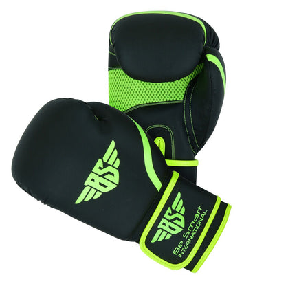 Maya Leather Boxing Gloves Muay Thai Punch Bag Sparring MMA Training Kickboxing - Top Beat Cart