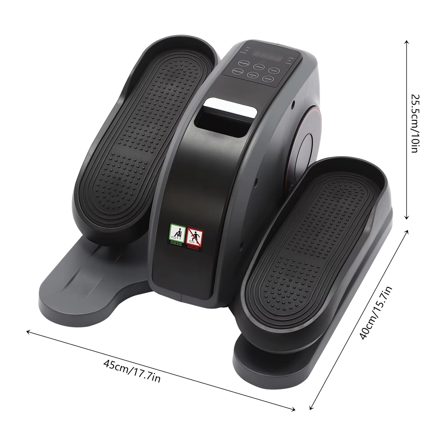 Electric Seated Leg Foot Pedal Exerciser under Desk Leg Machine with Remote Control for Home