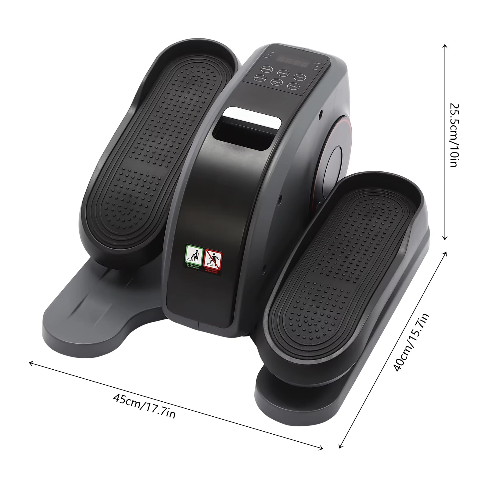 Electric Seated Leg Foot Pedal Exerciser under Desk Leg Machine with Remote Control for Home