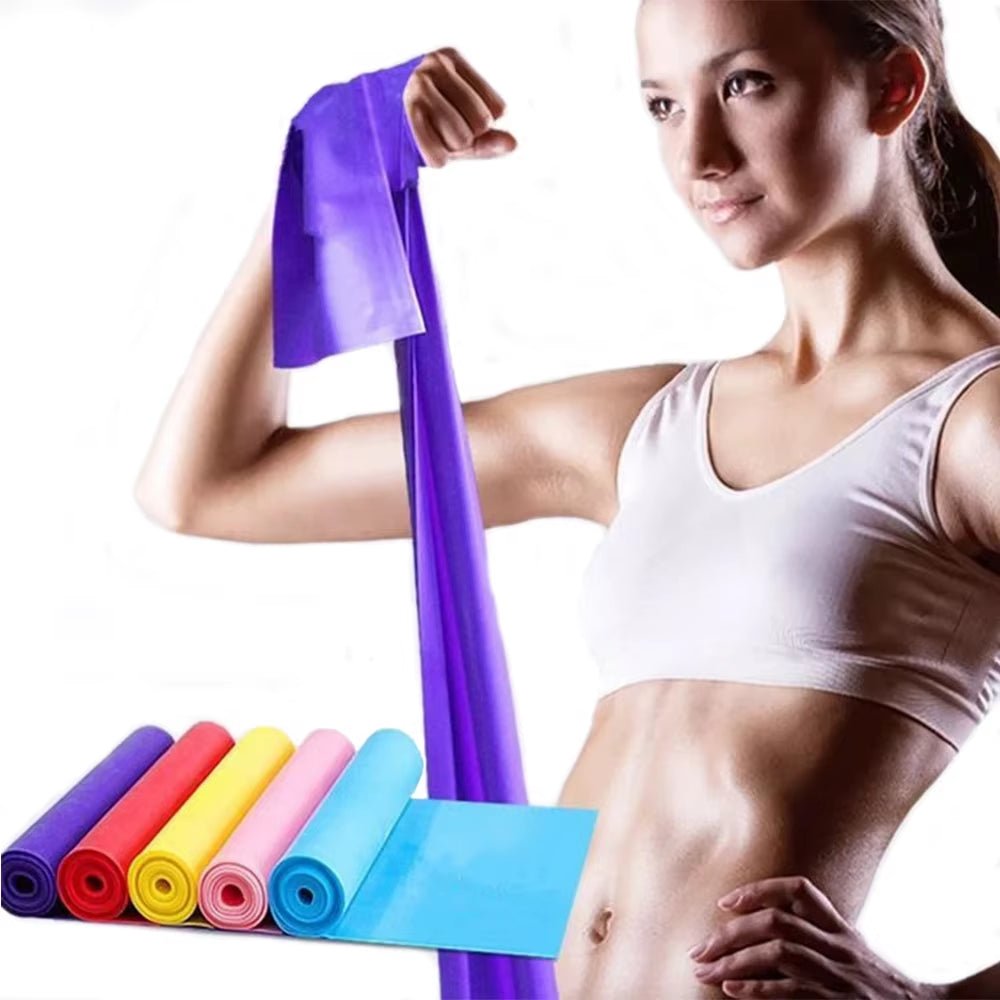 Yoga Elastic Bands Portable Pilates Hip Circle Expander Bands Latex Tension Gym Family Strength Training Resistance Belt - Top Beat Cart