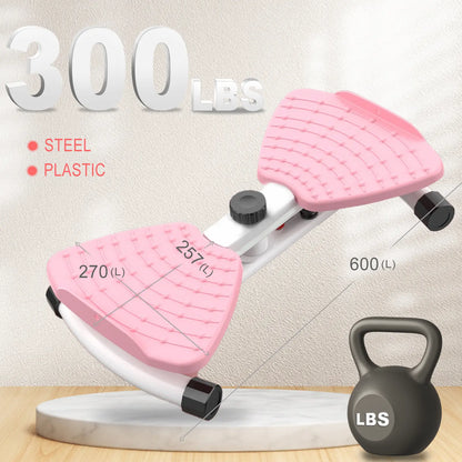 HOTWAVE Ab Board Waist Twist Machine and Women Core Workout Exercise Equipment Portable Waist Toner for Aerobic Exercise Summervibes