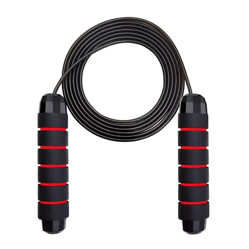 With Ball Bearings Adjustable Tangle-Free Speed Wire Jump Rope Workout with Foam Handles for Fitness Home Workouts and Slim Body - Top Beat Cart