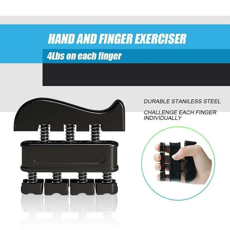 Hand Grip Strengthener Kit 5 Pack Forearm Grip Adjustable Resistance Hand Gripper, Gripper ,Overhand Grip, Forearm Veins,Finger Exerciser, Finger Stretcher,Grip Ring Stress Relief Grip Ball for Athletes, Boyfriend Gift Summervibes
