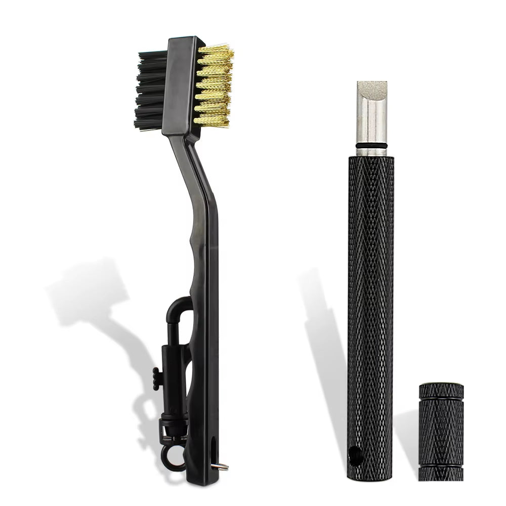 2Pcs/Set Golf Club Brush Golf Club Sharpener Grooving Tool Golf Putter Wedge Ball Groove Cleaner Kit Cleaning Tool Accessories