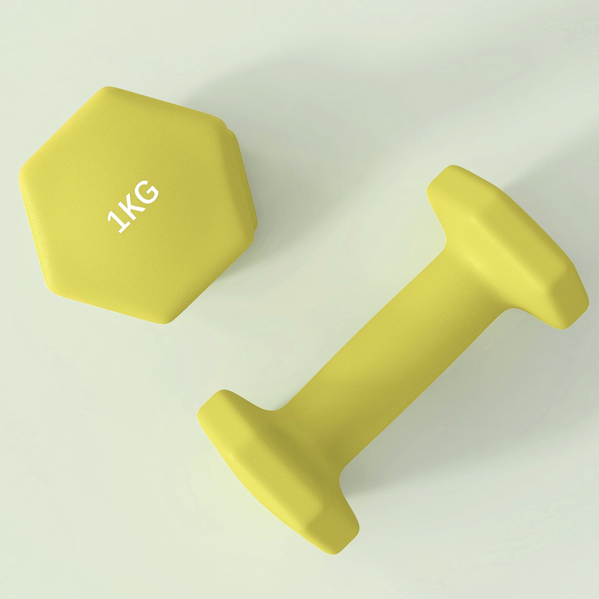 Set of 6 Dumbbells, Hexagonal Weights Pair, 2 X 3Kg, 2 X 4Kg, 2 X 5Kg - Top Beat Cart