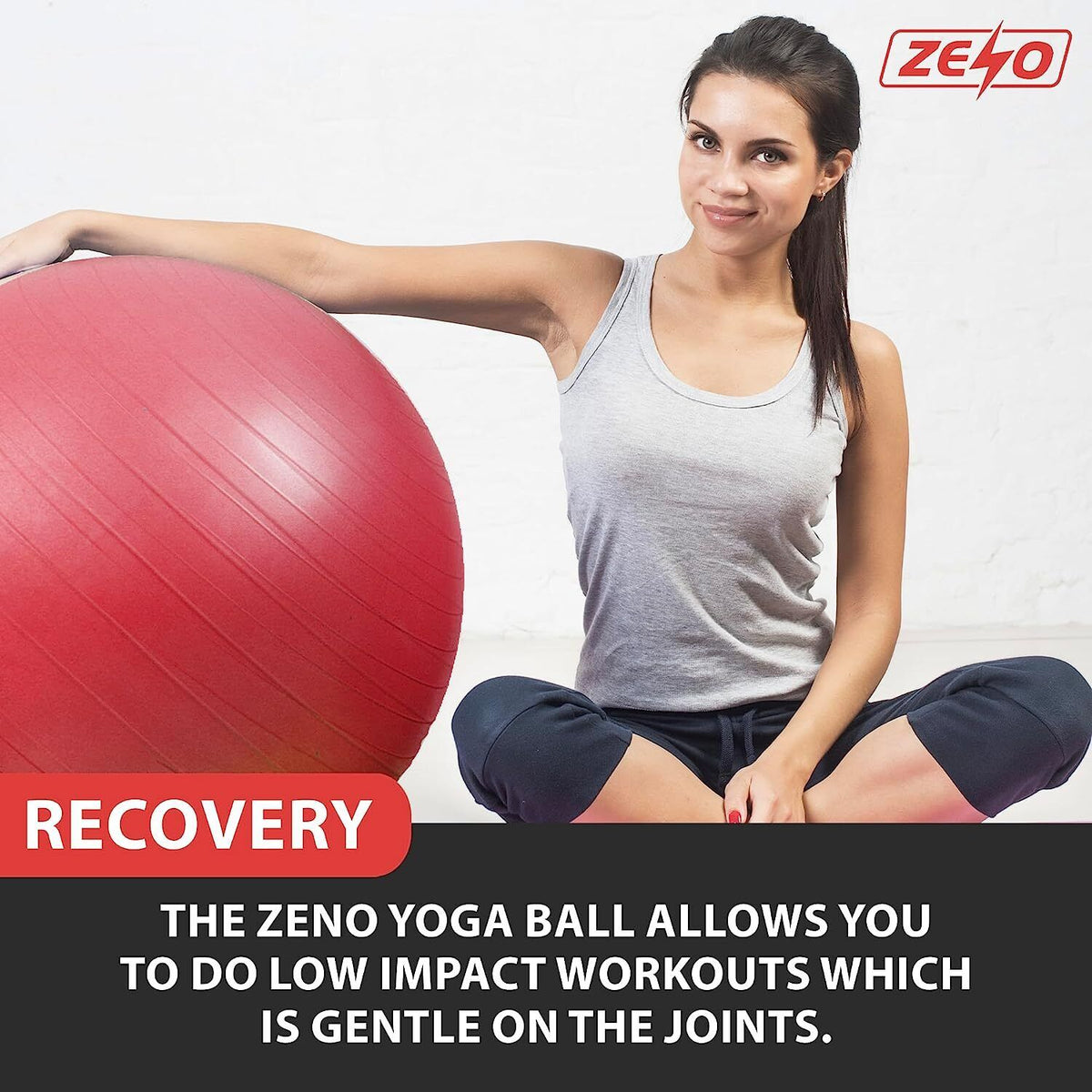 EXERCISE GYM BALL SWISS PILATES YOGA CORE TRAINING PREGNANCY BIRTHING ANTI-BURST - Top Beat Cart