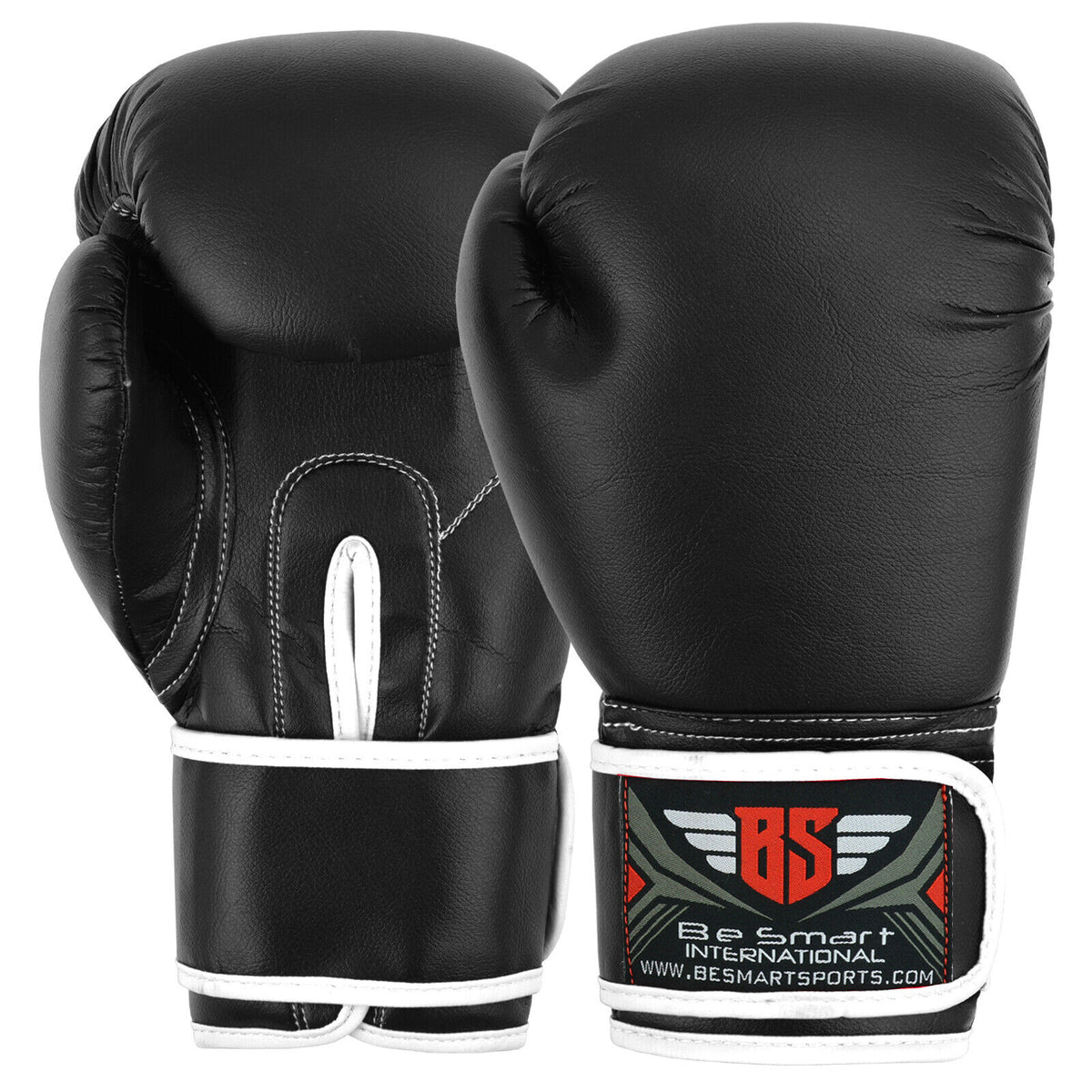 Maya Leather Boxing Gloves Muay Thai Punch Bag Sparring MMA Training Kickboxing - Top Beat Cart