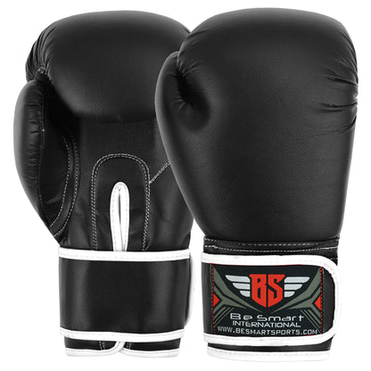 Maya Leather Boxing Gloves Muay Thai Punch Bag Sparring MMA Training Kickboxing - Top Beat Cart