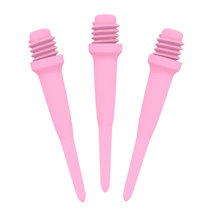 -Plastic Dart Tips for Electronic Dartboard, Soft Tipped Darts, 2BA Points, 100 Packs, 250 Packs, 500 Packs, 25Mm, 2BA