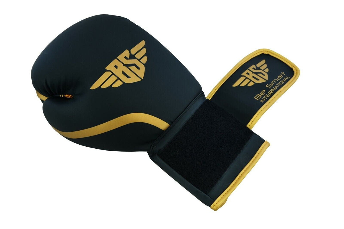 Maya Leather Boxing Gloves Muay Thai Punch Bag Sparring MMA Training Kickboxing - Top Beat Cart
