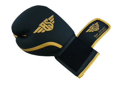Maya Leather Boxing Gloves Muay Thai Punch Bag Sparring MMA Training Kickboxing - Top Beat Cart