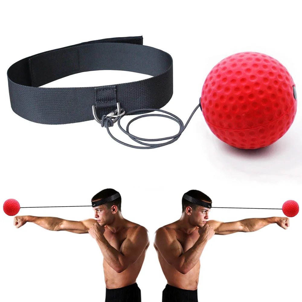 Boxing Magic Ball Reflex Speed Training with Headband Boxing Punching Balls Hand Eye Coordination Fitness Martial Arts Supplies - Top Beat Cart
