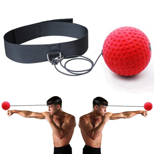 Boxing Magic Ball Reflex Speed Training with Headband Boxing Punching Balls Hand Eye Coordination Fitness Martial Arts Supplies - Top Beat Cart