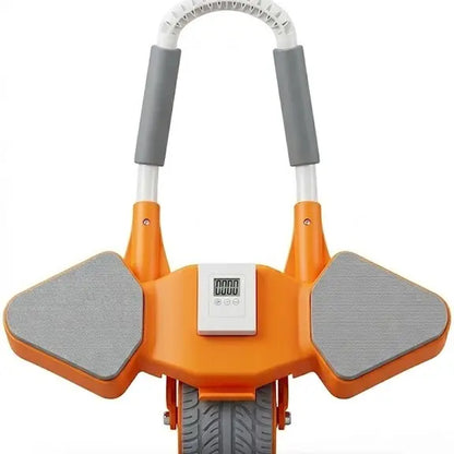 Ab Roller Wheel Workout Abdominal Fitness Wheel for Core Muscles Training Automatic Rebound Ab Roller with Timer Tiktokshopspringglowup