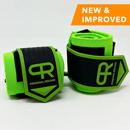 PR Heavy Duty Premium Wrist Wraps - Enhance Grip Strength, Stability, Injury Prevention
