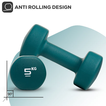 Neoprene Dumbbells Hand Weights Pair Exercise Iron Set Home Gym Fitness Aerobic