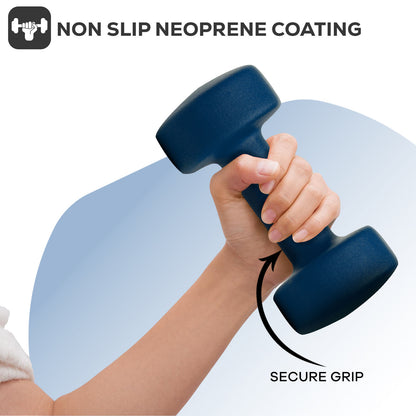 Neoprene Dumbbells Hand Weights Pair Exercise Iron Set Home Gym Fitness Aerobic