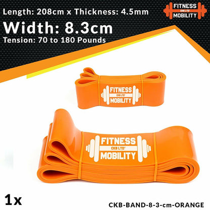 Resistance Bands Heavy Duty Exercise Latex Loop Fitness Home Yoga Gym Pull up UK - Top Beat Cart