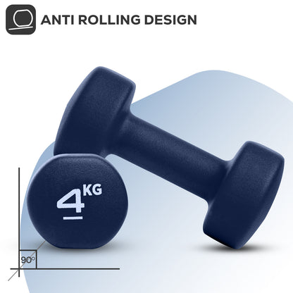 Neoprene Dumbbells Hand Weights Pair Exercise Iron Set Home Gym Fitness Aerobic