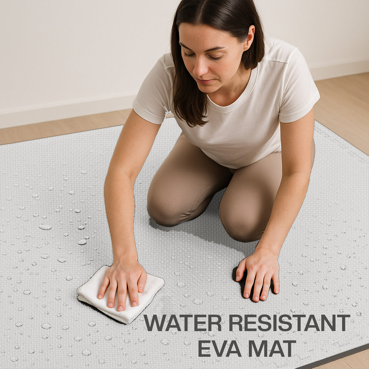 EVA INTERLOCKING FLOOR MATS SOFT FOAM GYM FLOORING MAT YOGA TILES 25 MM 60X60Cm - Top Beat Cart