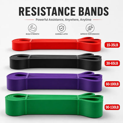 5~120Lbs Fitness Resistance Band Boxing Agility Training Workout Gym Equipment Yoga Pilates Accessories Rubber Band Home Gym - Top Beat Cart