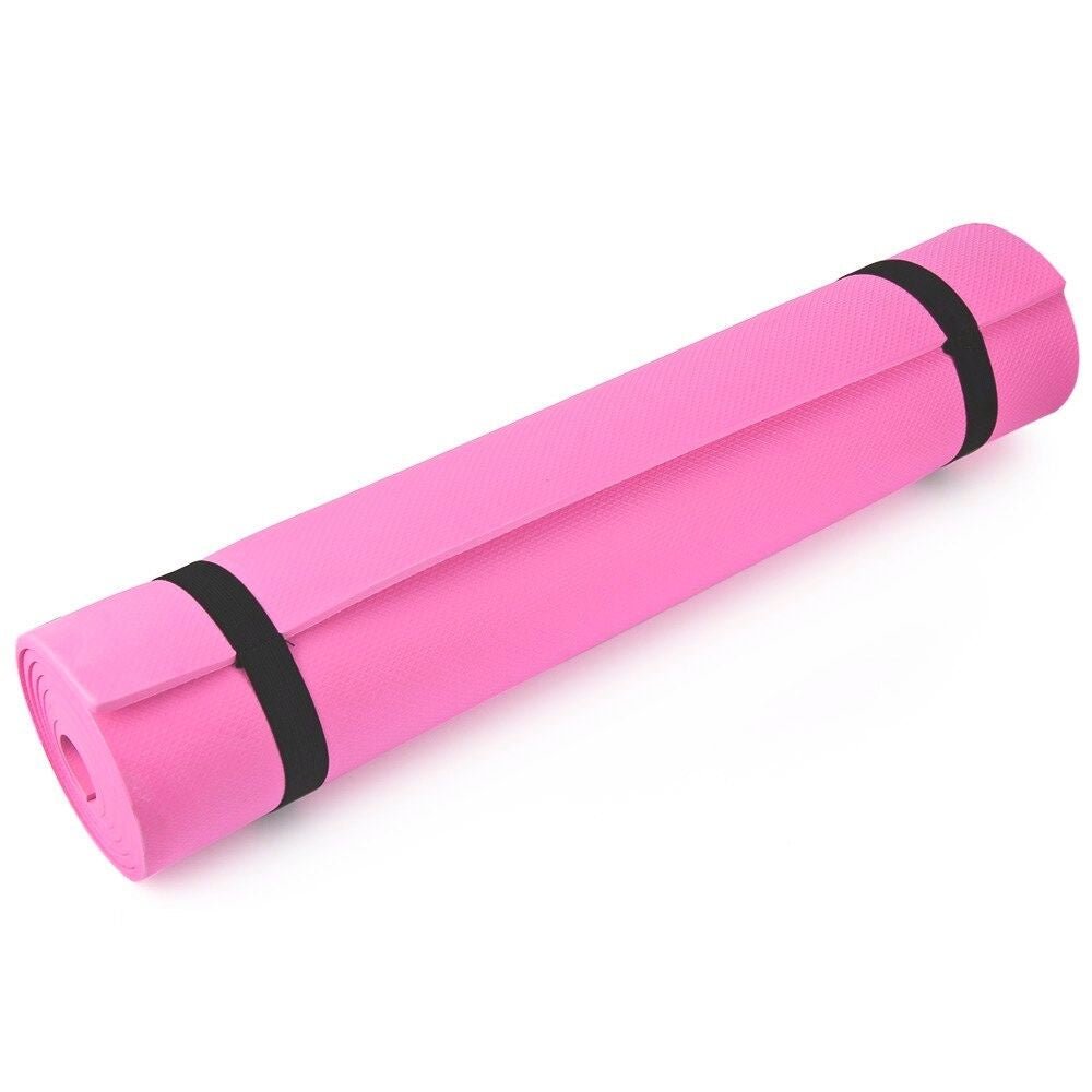 Extra Long Yoga Mat 183Cm X 61Cm Fitness Camping Exercise Pilates with Strap Bag - Top Beat Cart