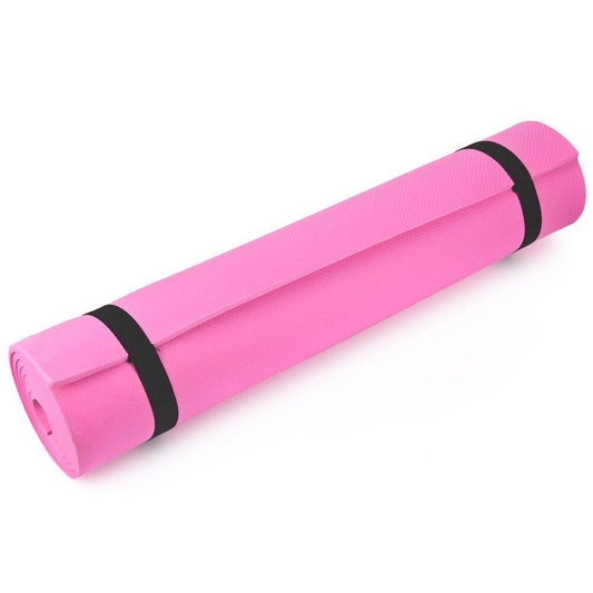 Extra Long Yoga Mat 183Cm X 61Cm Fitness Camping Exercise Pilates with Strap Bag - Top Beat Cart