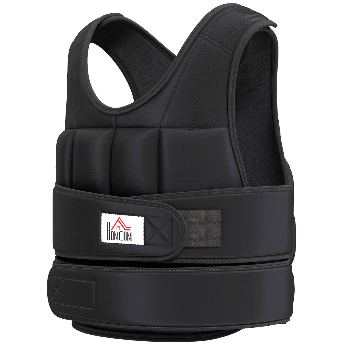 Weight Vest Adjustable Exerice Workout W/ 36 Weights Padding Fitness Black - Top Beat Cart