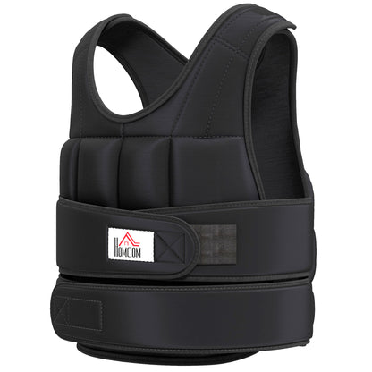 Weight Vest Adjustable Exerice Workout W/ 36 Weights Padding Fitness Black - Top Beat Cart