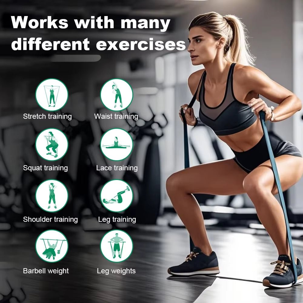 5~120Lbs Fitness Resistance Band Boxing Agility Training Workout Gym Equipment Yoga Pilates Accessories Rubber Band Home Gym - Top Beat Cart