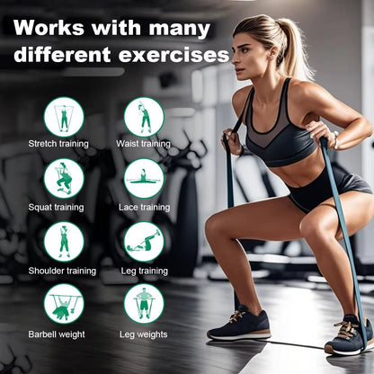 5~120Lbs Fitness Resistance Band Boxing Agility Training Workout Gym Equipment Yoga Pilates Accessories Rubber Band Home Gym - Top Beat Cart