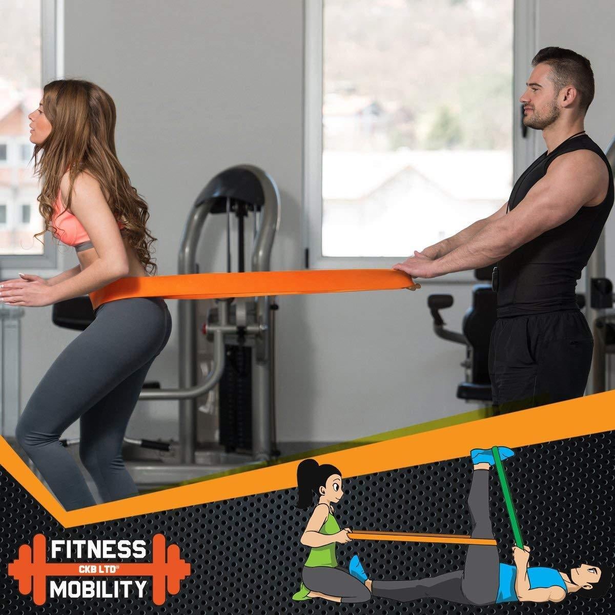 Resistance Bands Heavy Duty Exercise Latex Loop Fitness Home Yoga Gym Pull up UK - Top Beat Cart
