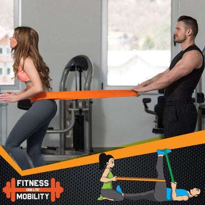 Resistance Bands Heavy Duty Exercise Latex Loop Fitness Home Yoga Gym Pull up UK - Top Beat Cart