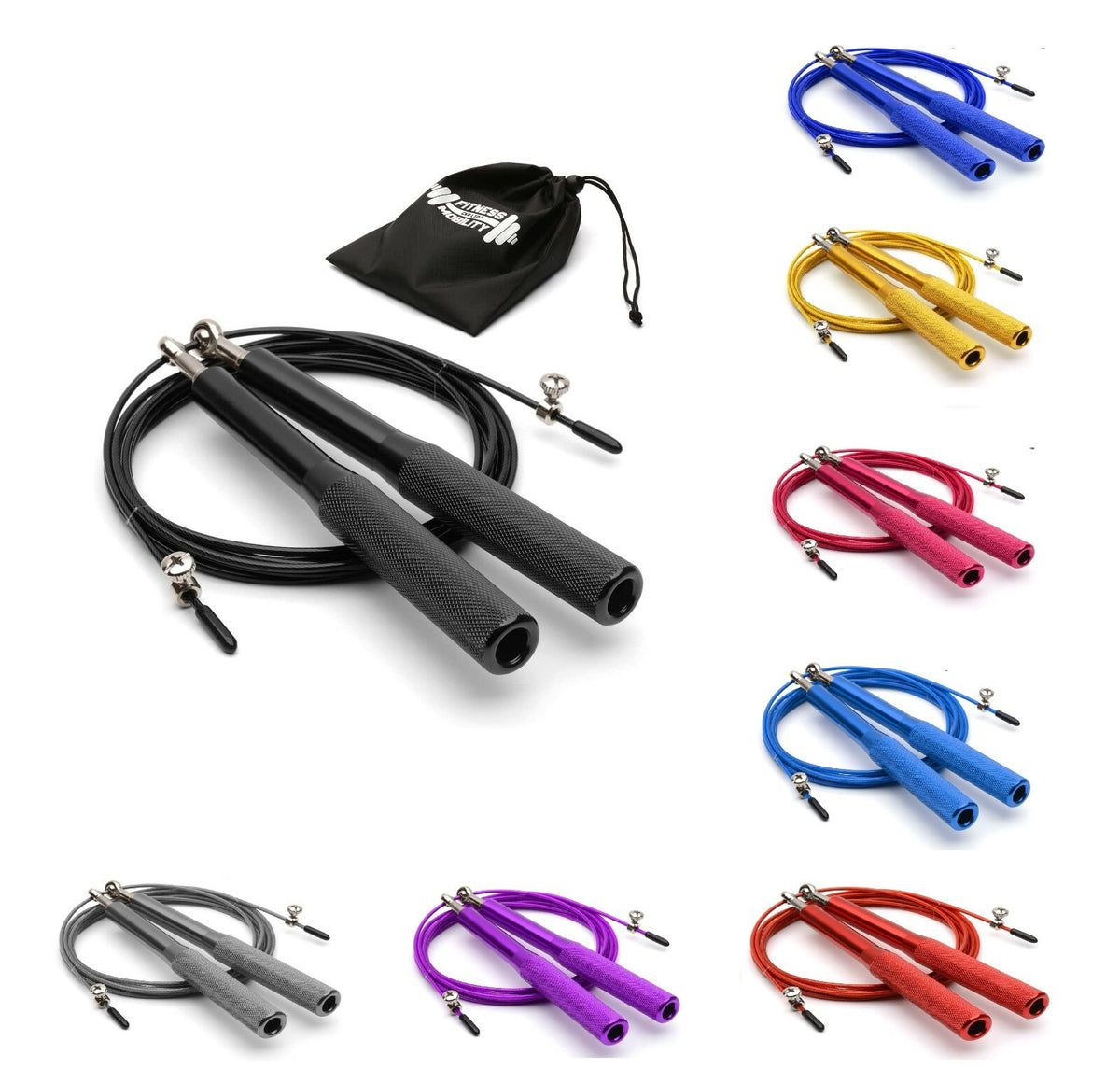 Adjustable Sports Skipping Rope Adult Boxing Fitness Cardio Speed Jump Exercise - Top Beat Cart
